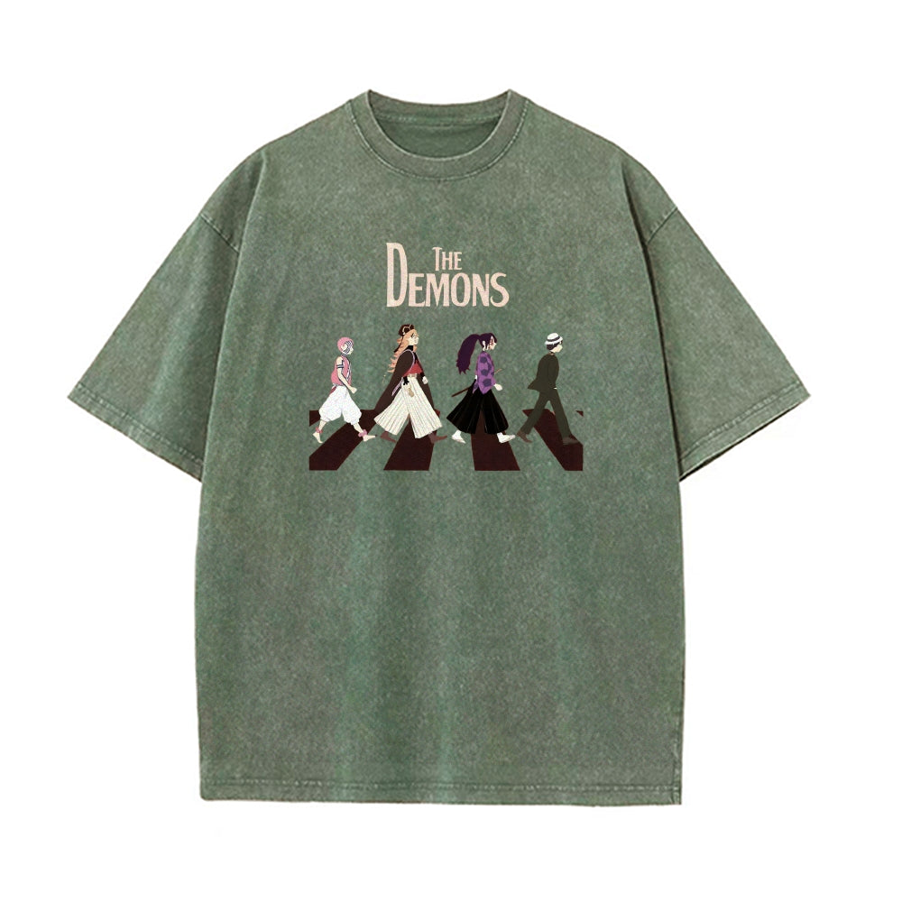 Vintage Oversized T-Shirt Demon Slayer