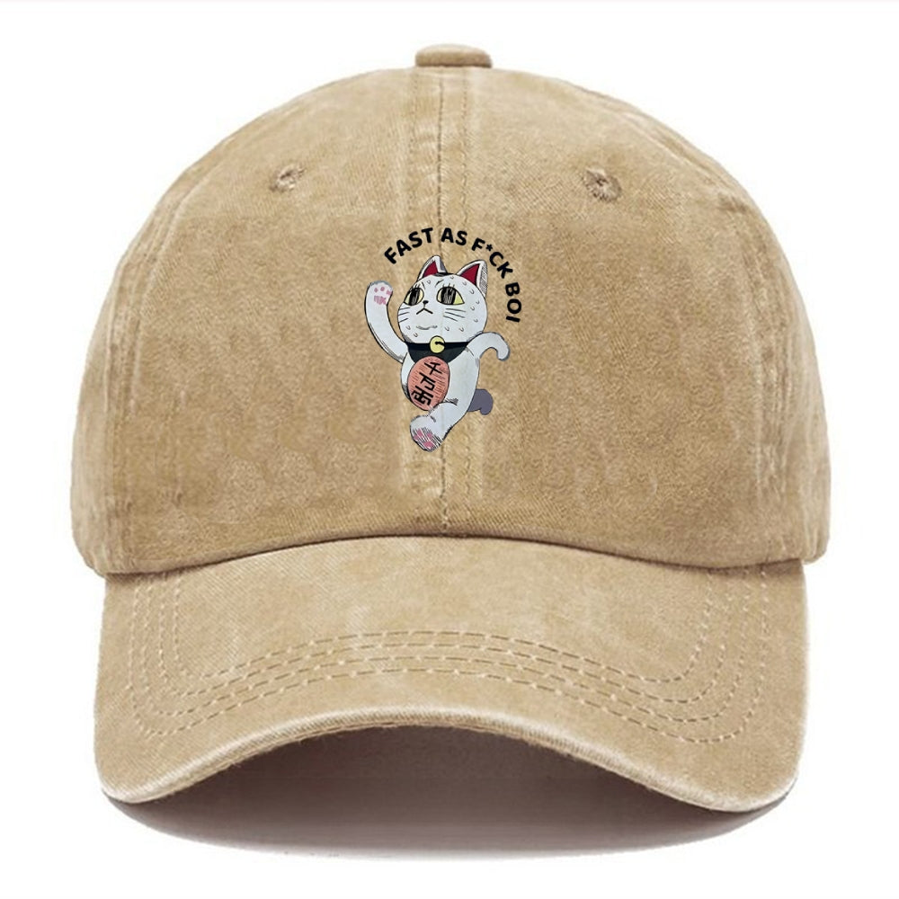 Unisex Vintage Casual Washed Hat Dandadan