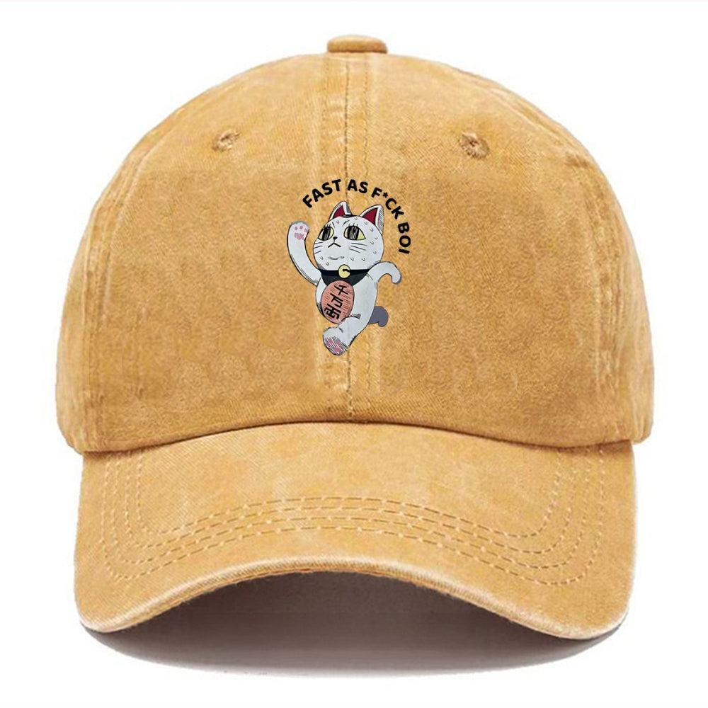 Unisex Vintage Casual Washed Hat Dandadan