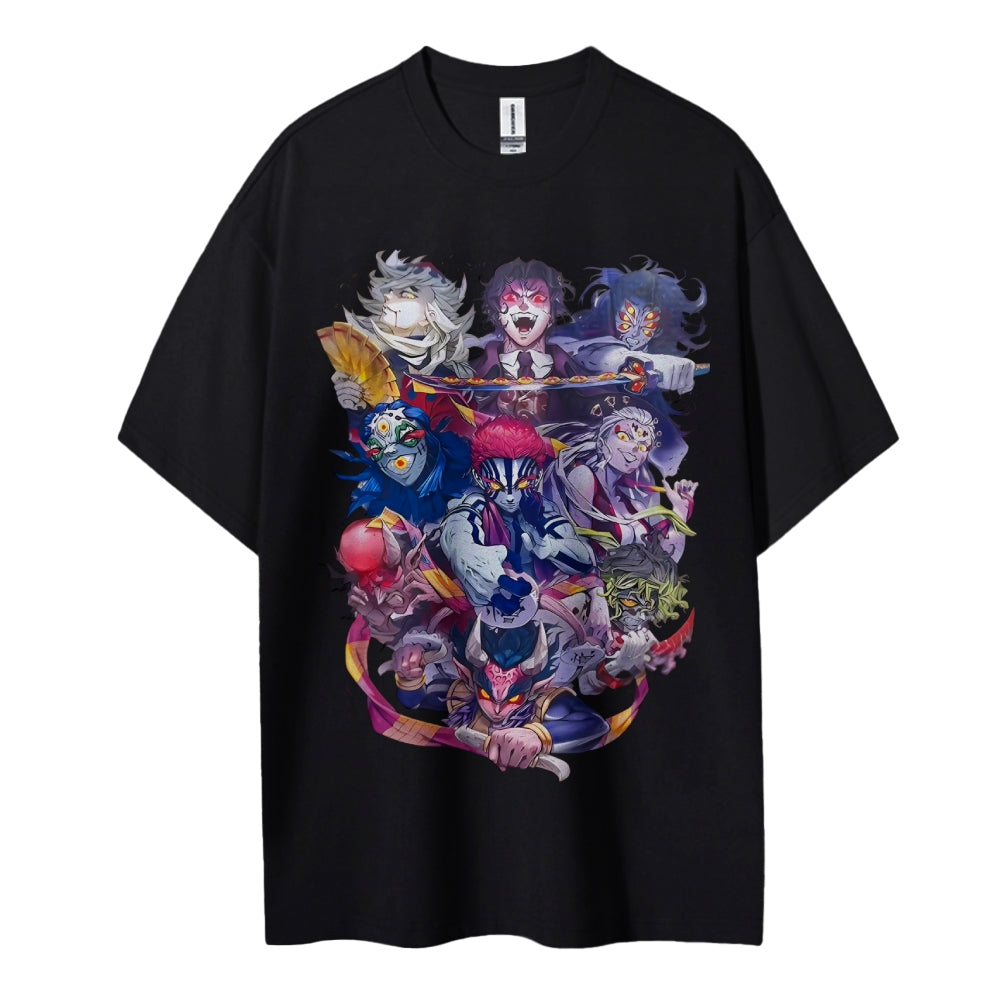 Demon Slayer Cotton Unisex Round Neck Anime T-Shirt