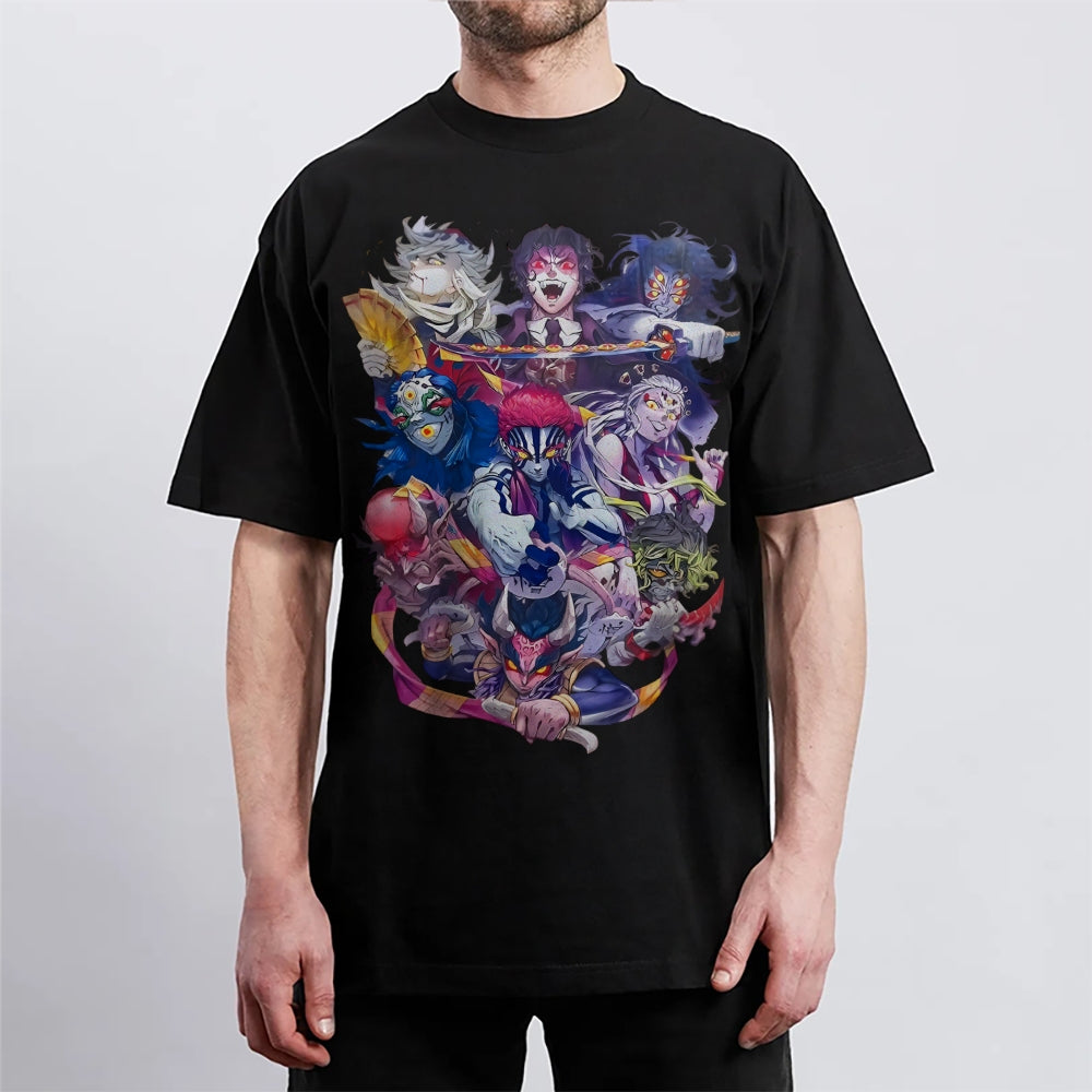 Demon Slayer Cotton Unisex Round Neck Anime T-Shirt