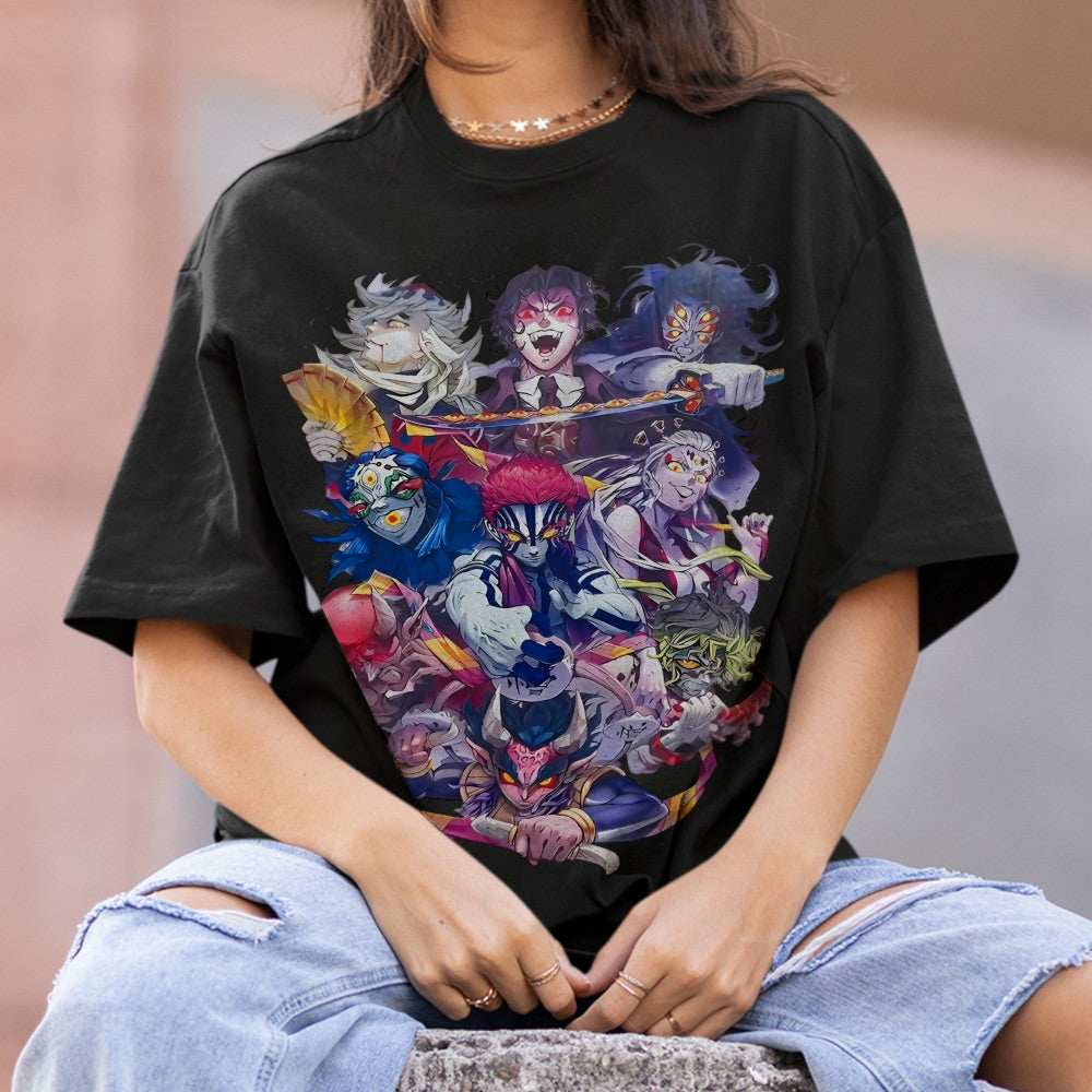 Demon Slayer Cotton Unisex Round Neck Anime T-Shirt