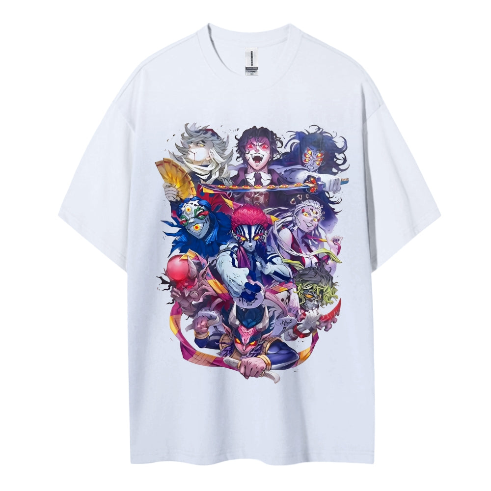 Demon Slayer Cotton Unisex Round Neck Anime T-Shirt