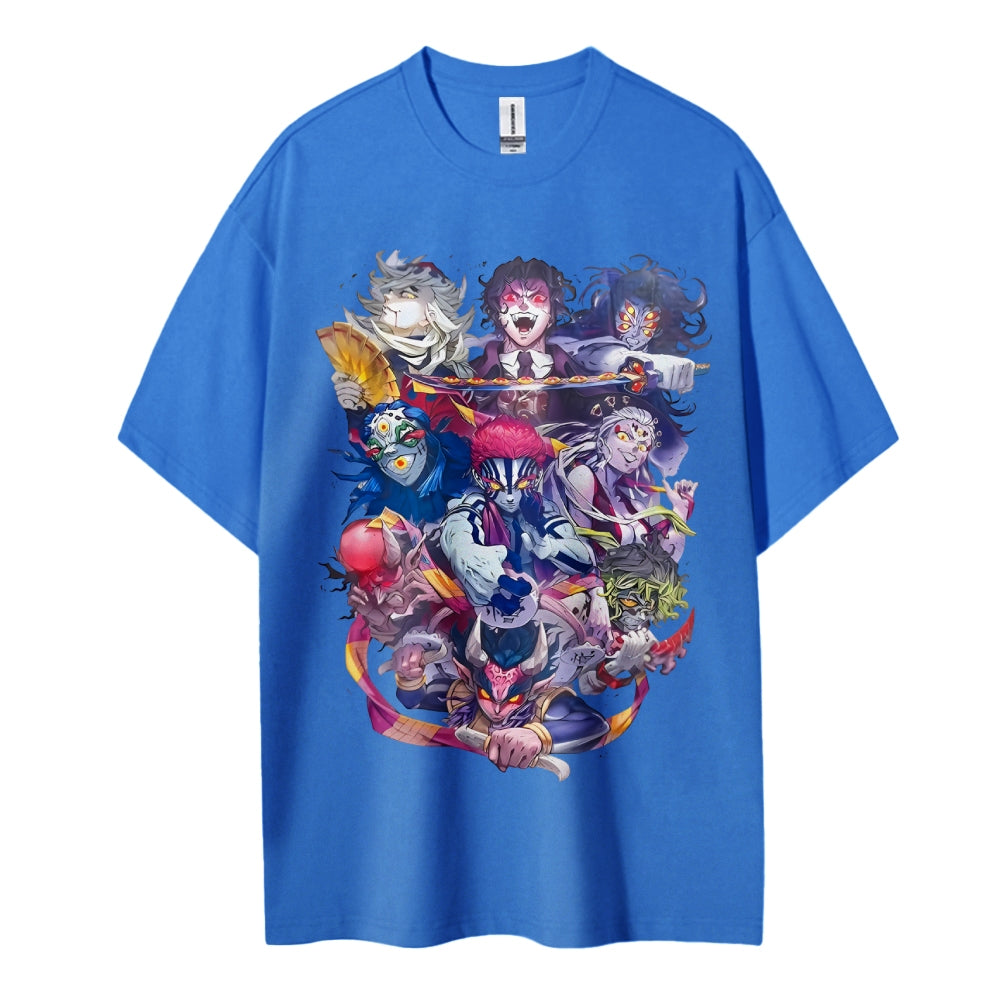 Demon Slayer Cotton Unisex Round Neck Anime T-Shirt