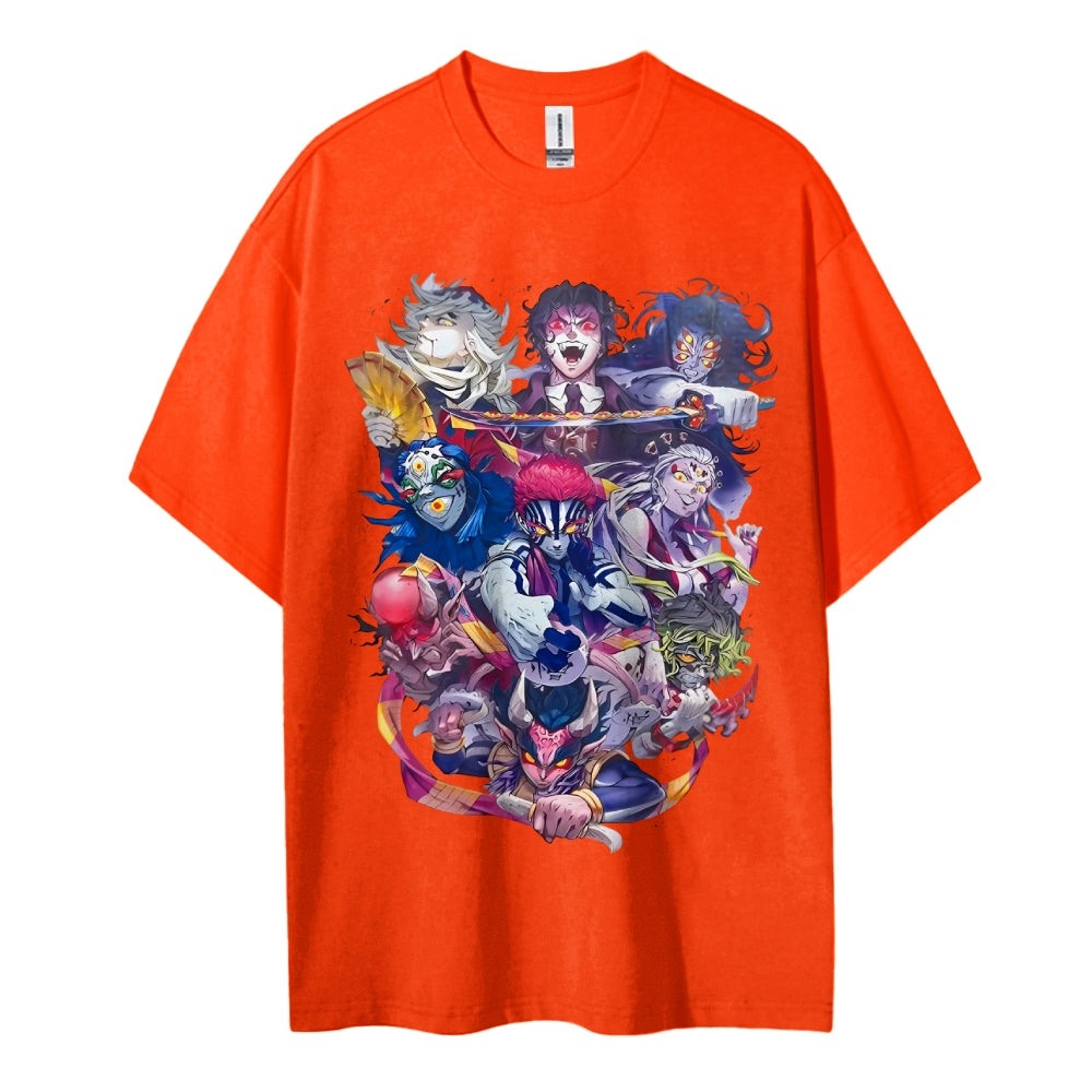 Demon Slayer Cotton Unisex Round Neck Anime T-Shirt