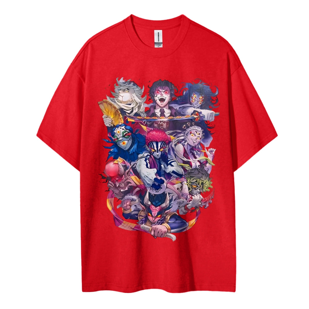 Demon Slayer Cotton Unisex Round Neck Anime T-Shirt