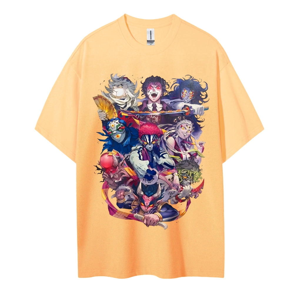 Demon Slayer Cotton Unisex Round Neck Anime T-Shirt