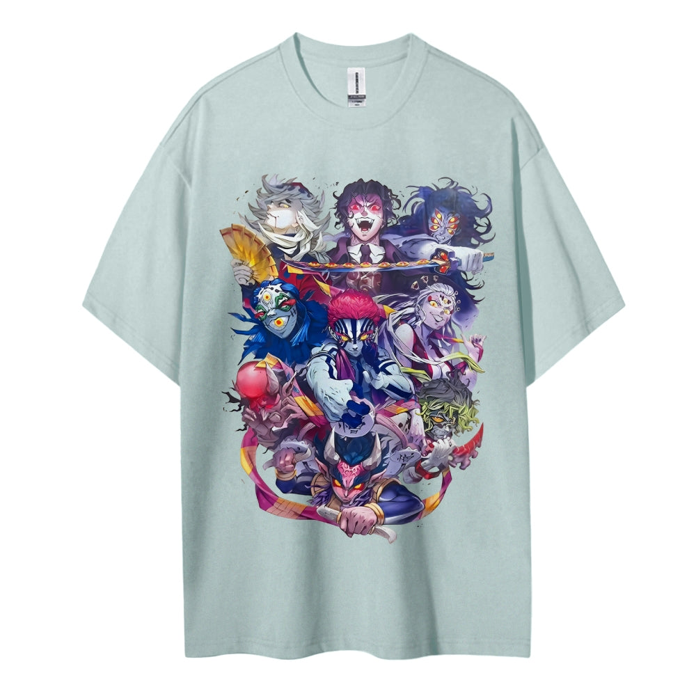 Demon Slayer Cotton Unisex Round Neck Anime T-Shirt