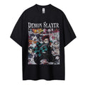 Demon Slayer Cotton Unisex Round Neck Anime T-Shirt