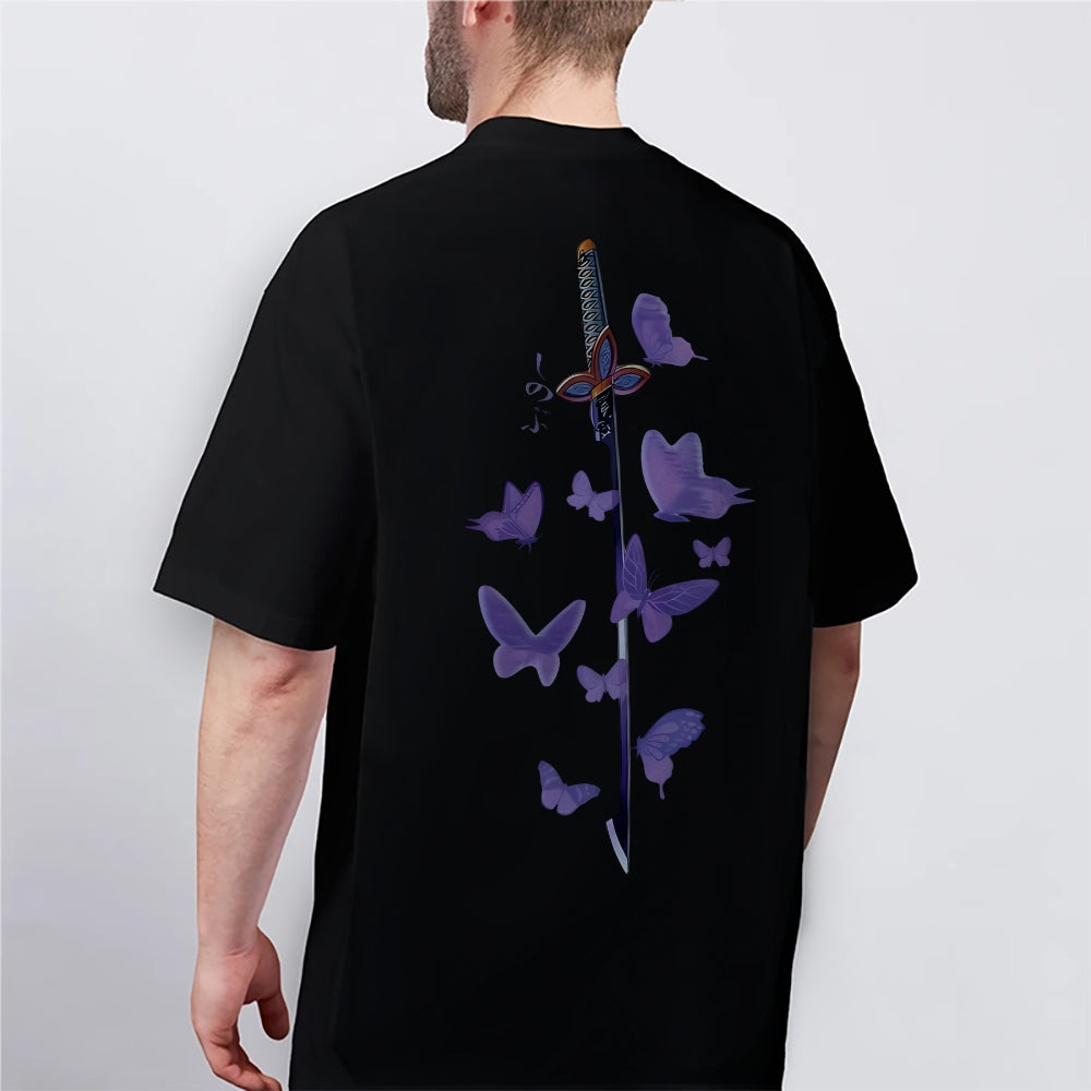 Demon Slayer: Kimetsu no Yaiba Cotton Unisex Round Neck Anime T-Shirt
