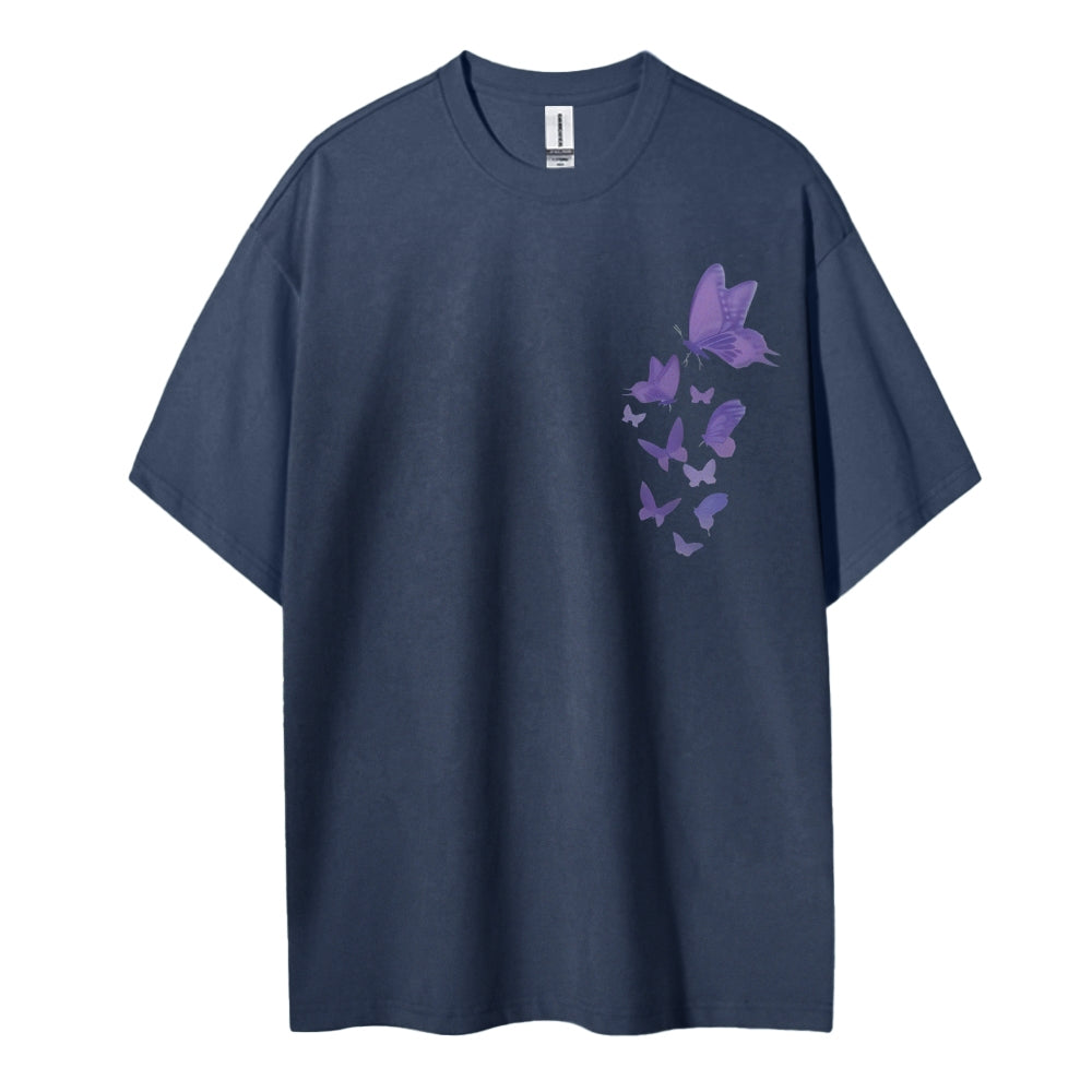 Demon Slayer: Kimetsu no Yaiba Cotton Unisex Round Neck Anime T-Shirt