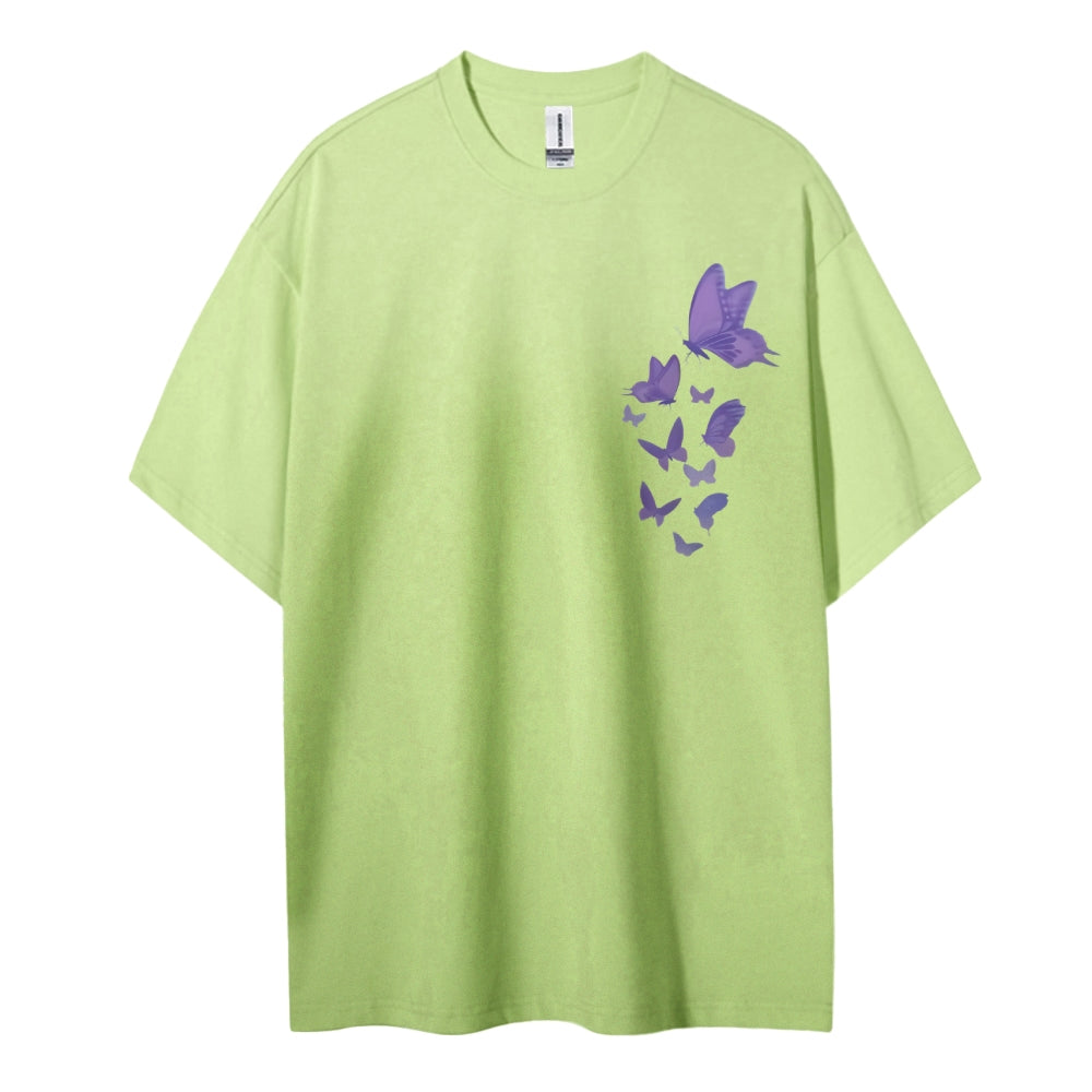 Demon Slayer: Kimetsu no Yaiba Cotton Unisex Round Neck Anime T-Shirt