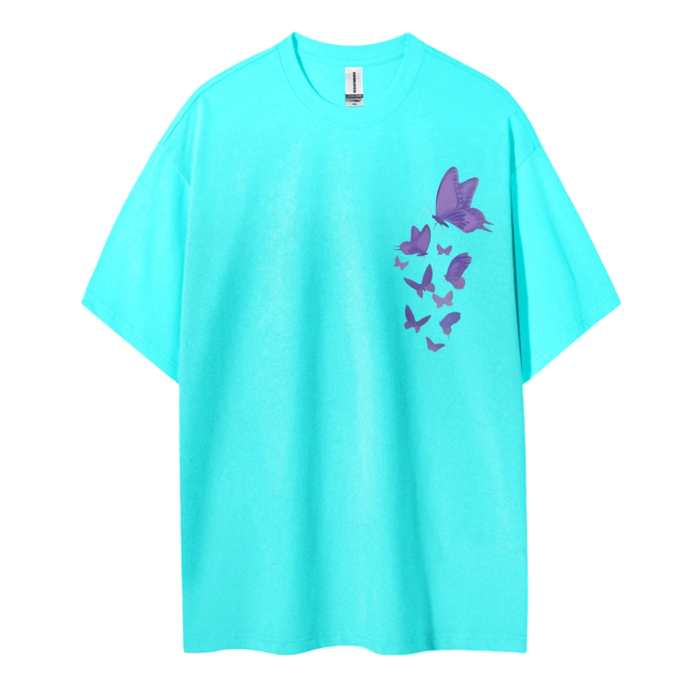 Demon Slayer: Kimetsu no Yaiba Cotton Unisex Round Neck Anime T-Shirt
