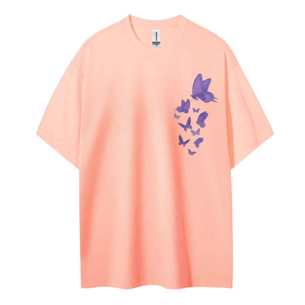 Demon Slayer: Kimetsu no Yaiba Cotton Unisex Round Neck Anime T-Shirt