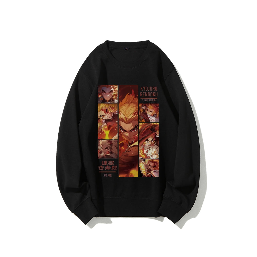 Demon Slayer pure cotton unisex round neck anime sweater