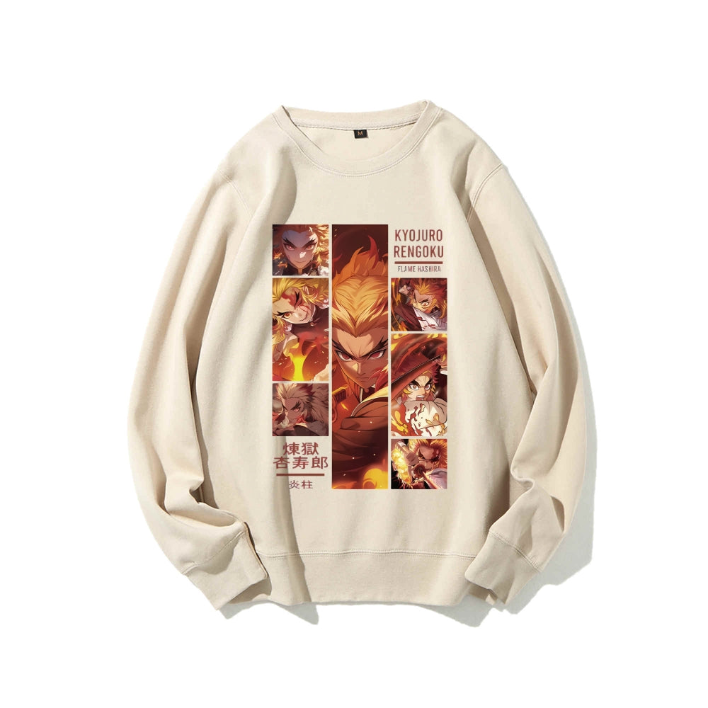 Demon Slayer pure cotton unisex round neck anime sweater
