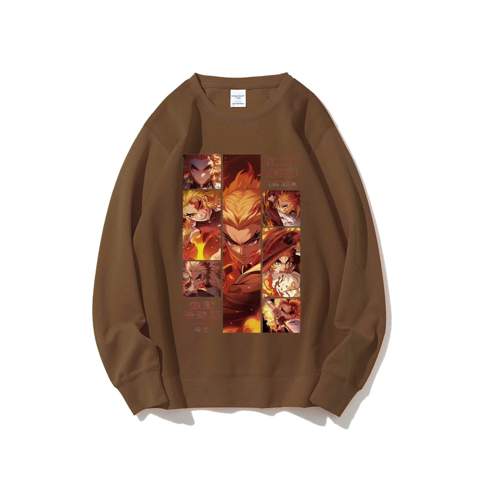 Demon Slayer pure cotton unisex round neck anime sweater