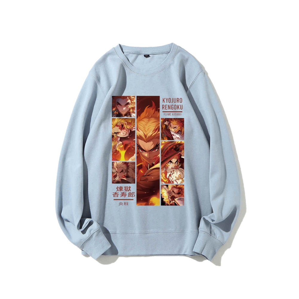 Demon Slayer pure cotton unisex round neck anime sweater