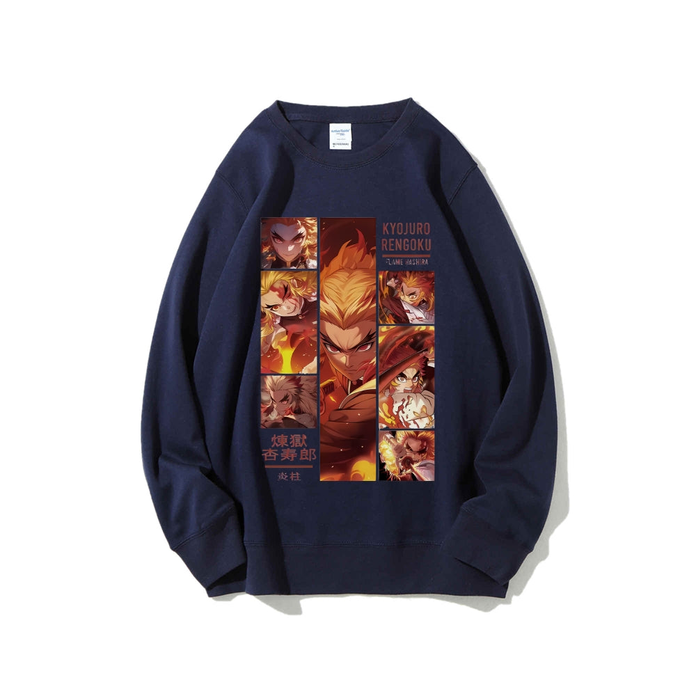 Demon Slayer pure cotton unisex round neck anime sweater