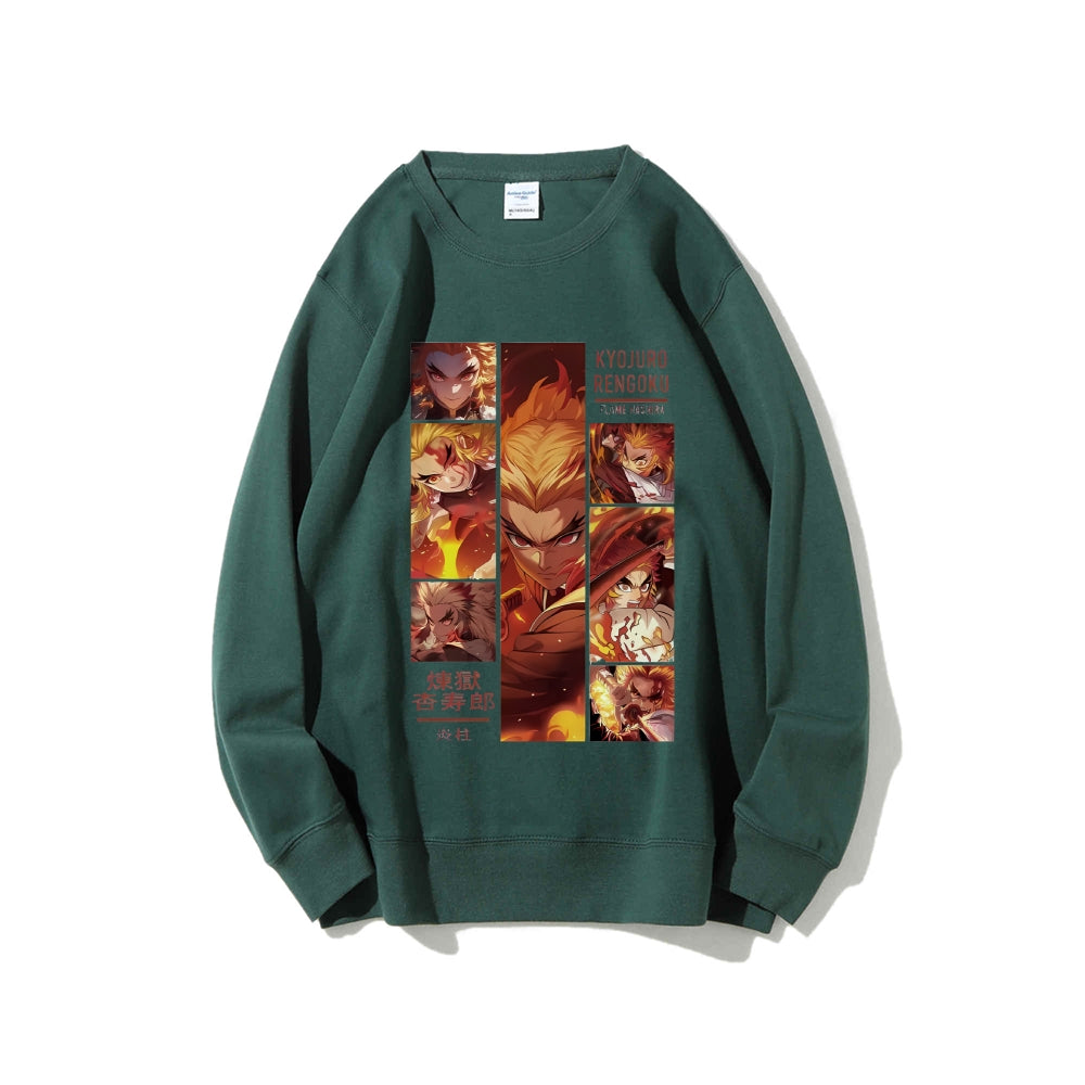 Demon Slayer pure cotton unisex round neck anime sweater