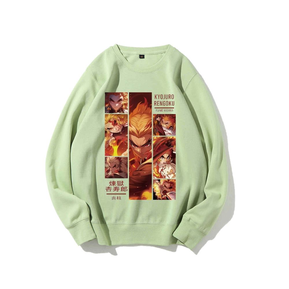 Demon Slayer pure cotton unisex round neck anime sweater