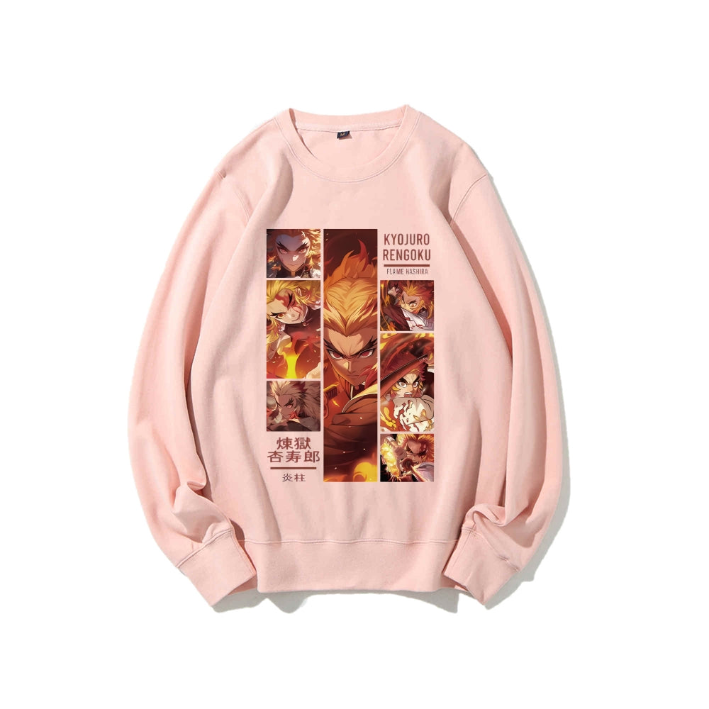 Demon Slayer pure cotton unisex round neck anime sweater