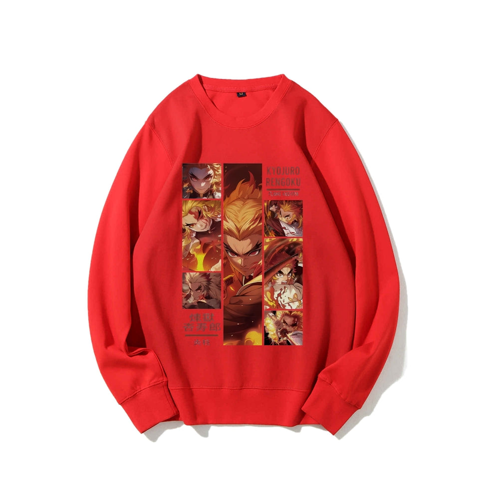 Demon Slayer pure cotton unisex round neck anime sweater