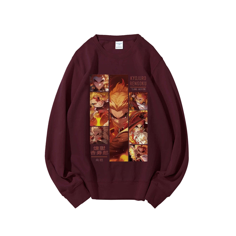 Demon Slayer pure cotton unisex round neck anime sweater