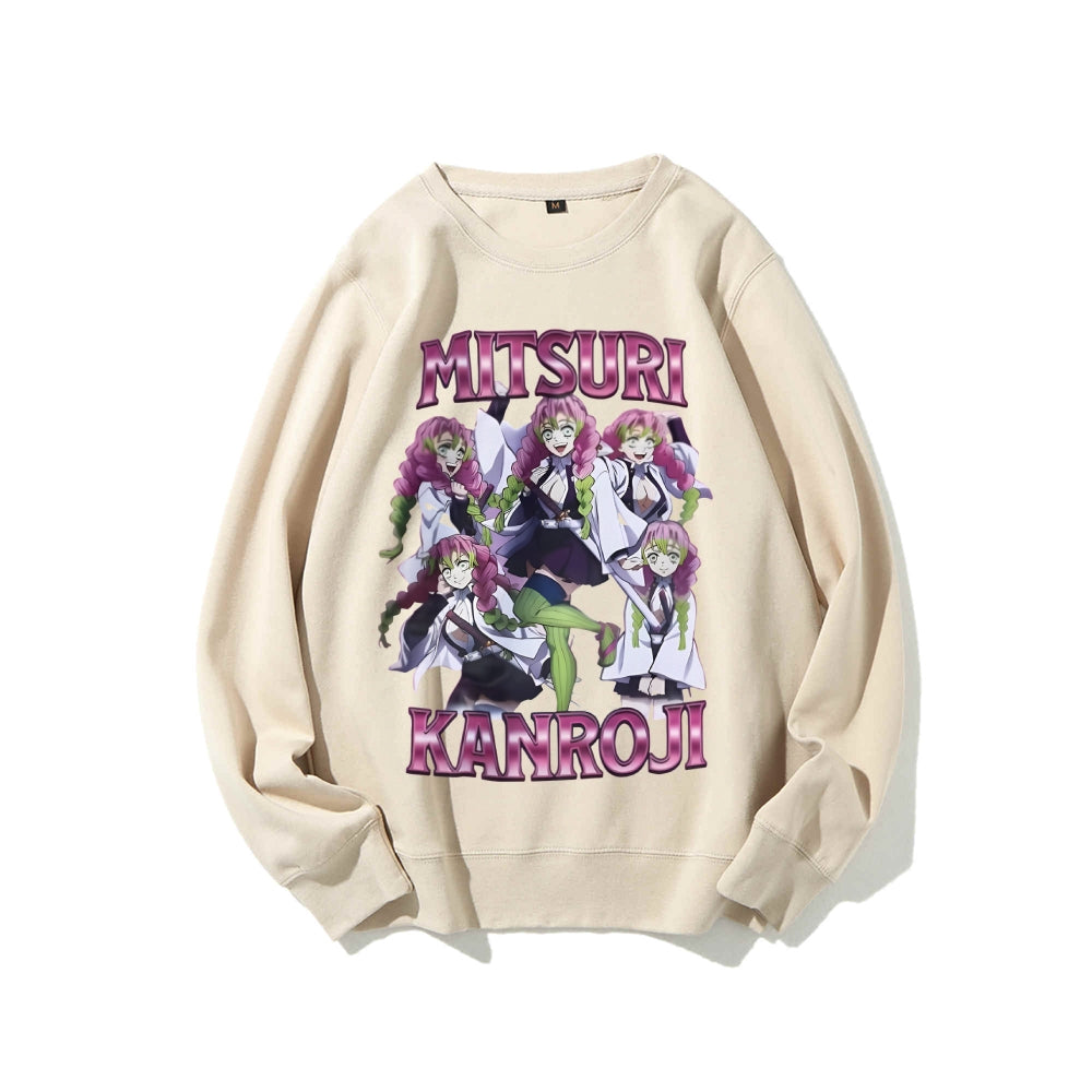 Demon Slayer pure cotton unisex round neck anime sweater