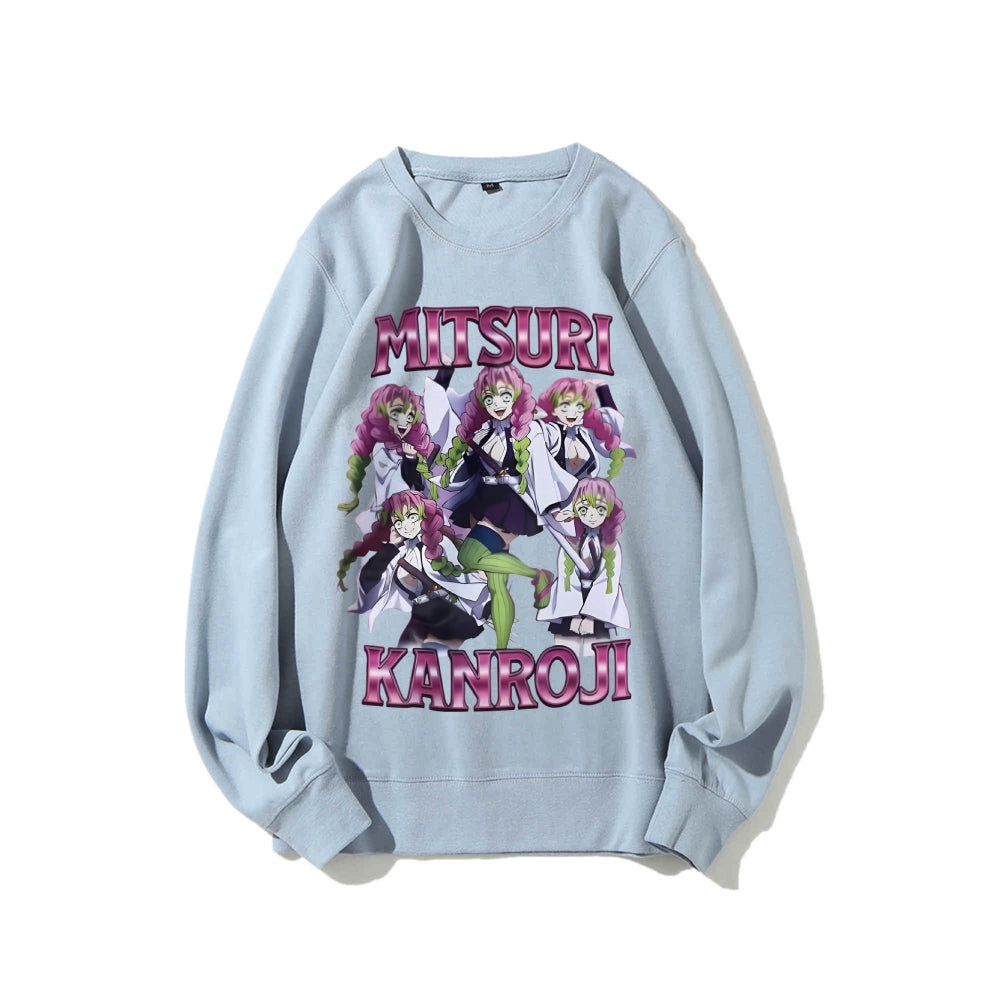Demon Slayer pure cotton unisex round neck anime sweater