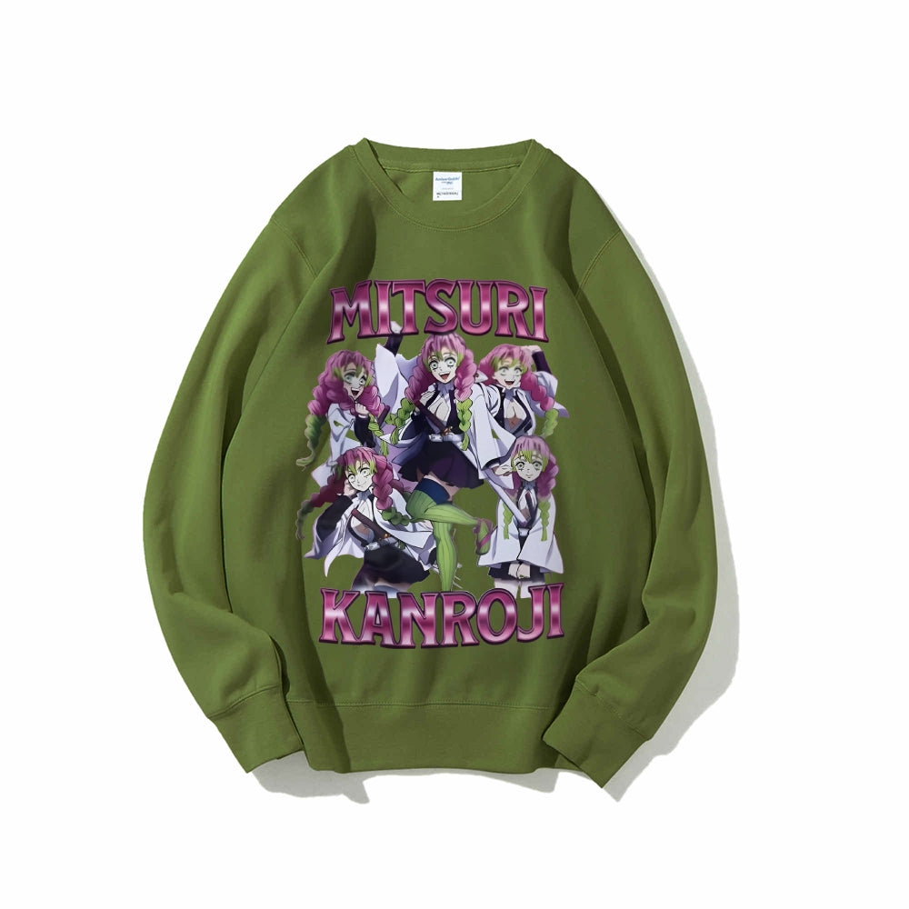 Demon Slayer pure cotton unisex round neck anime sweater