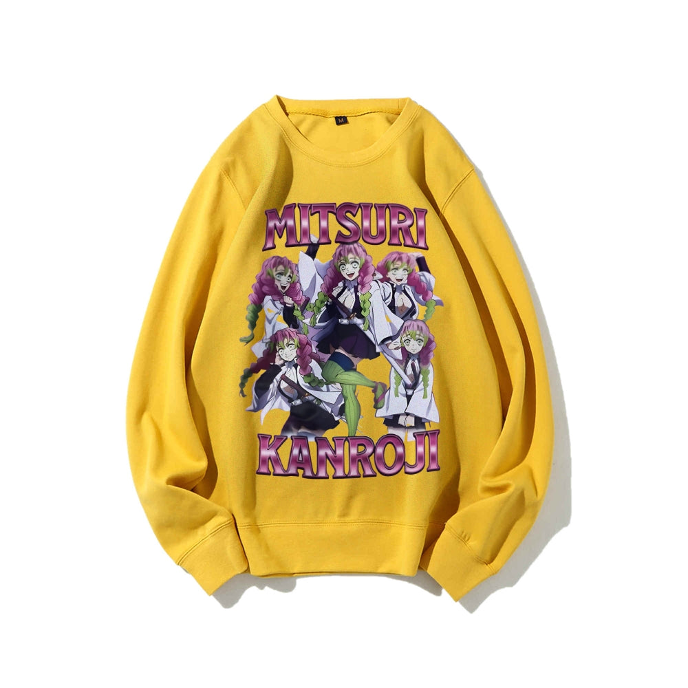 Demon Slayer pure cotton unisex round neck anime sweater
