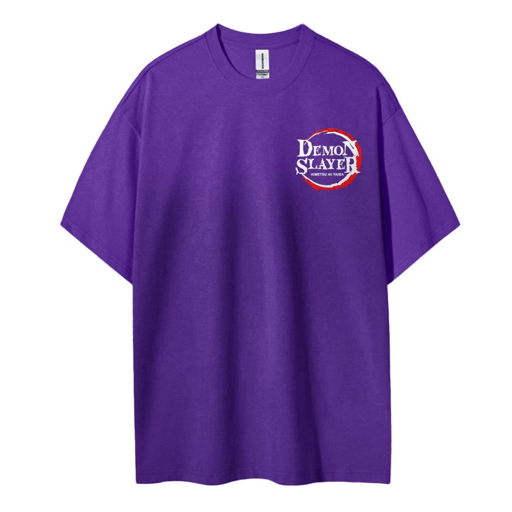 Demon Slayer Cotton Unisex Round Neck Anime T-Shirt