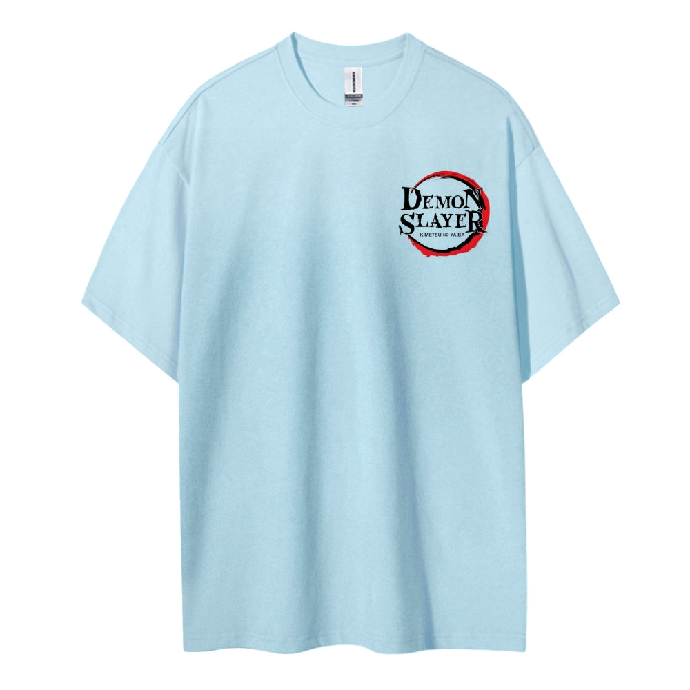 Demon Slayer Cotton Unisex Round Neck Anime T-Shirt