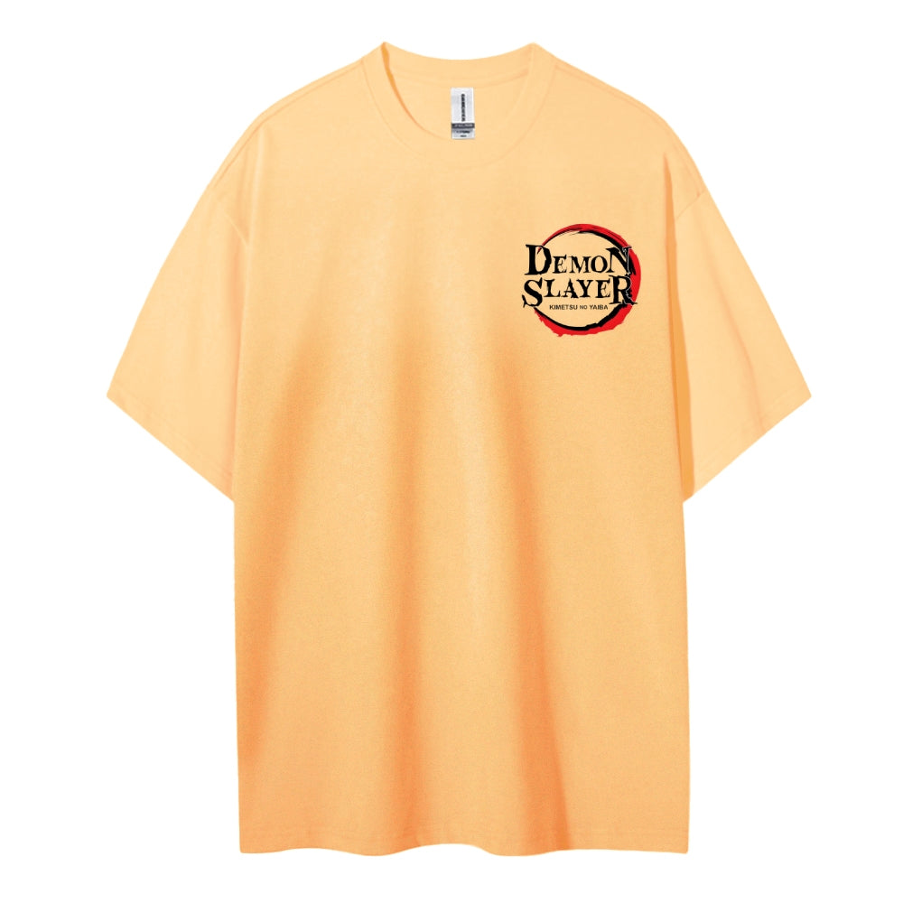 Demon Slayer Cotton Unisex Round Neck Anime T-Shirt