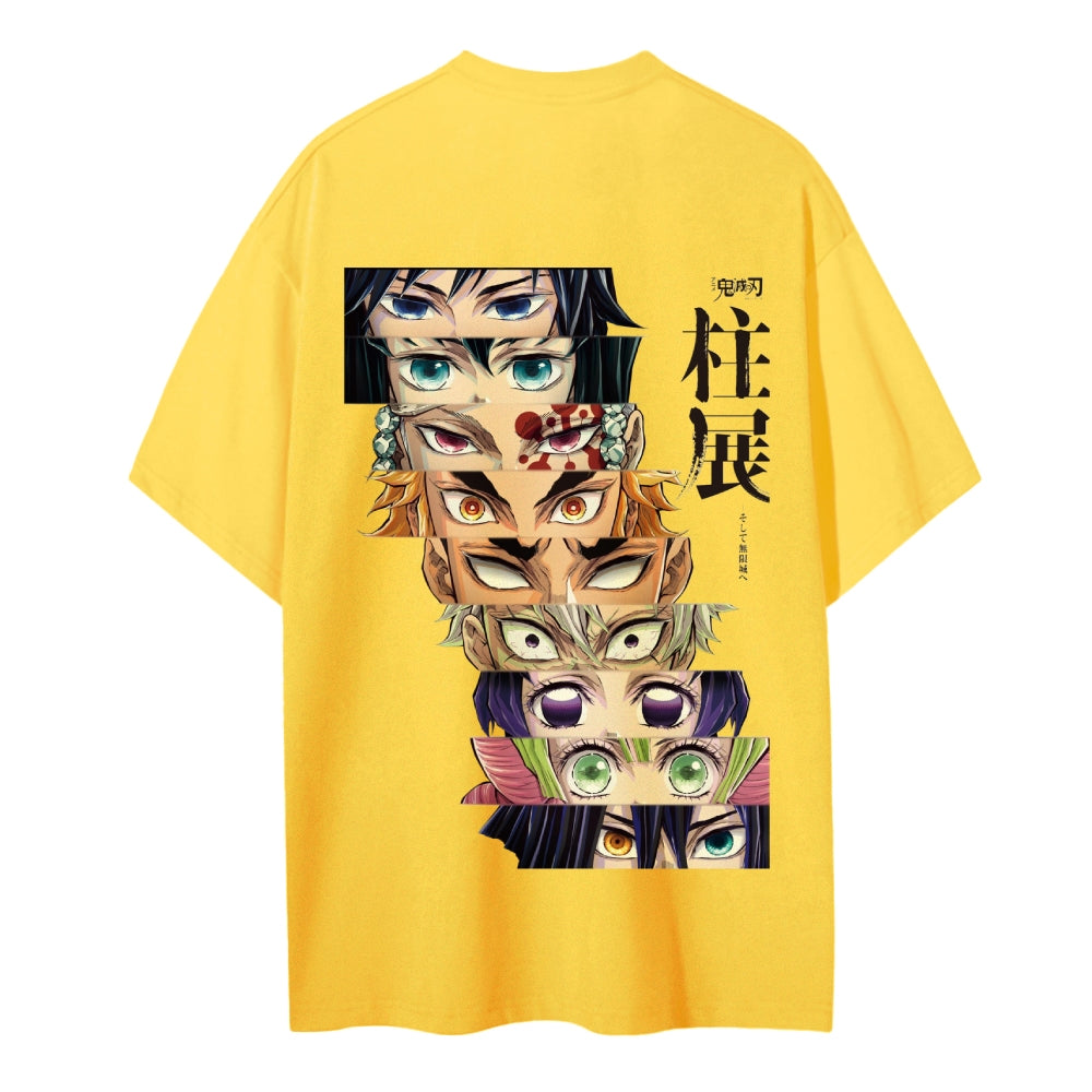 Demon Slayer Cotton Unisex Round Neck Anime T-Shirt