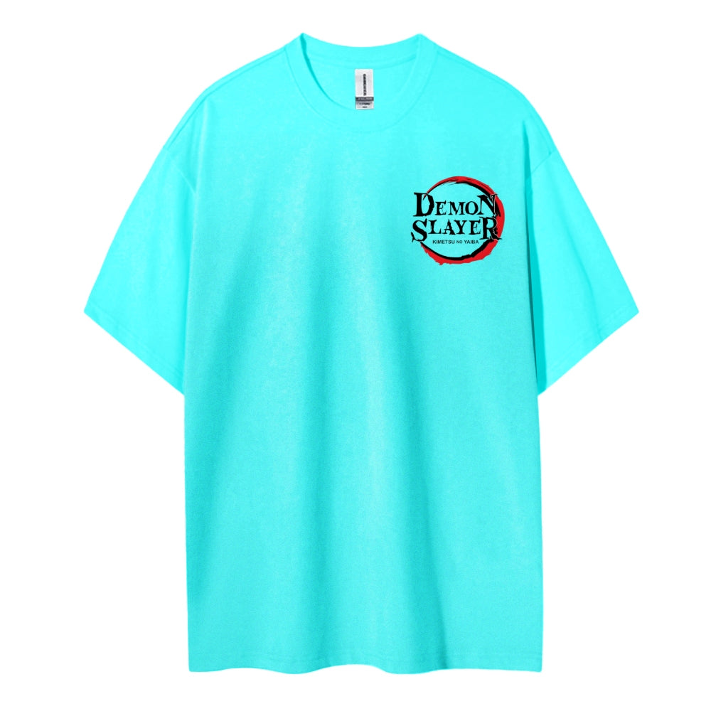 Demon Slayer Cotton Unisex Round Neck Anime T-Shirt