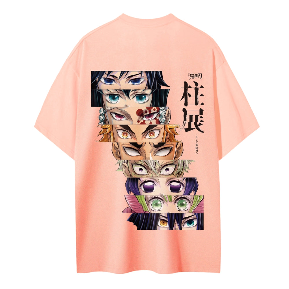 Demon Slayer Cotton Unisex Round Neck Anime T-Shirt