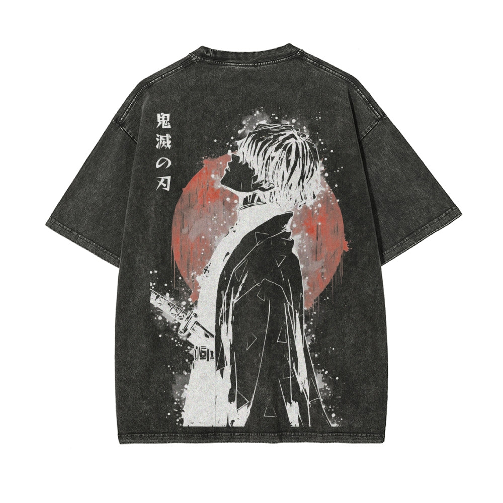 Vintage Oversized T-Shirt Demon Slayer