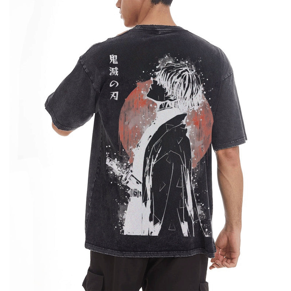 Vintage Oversized T-Shirt Demon Slayer