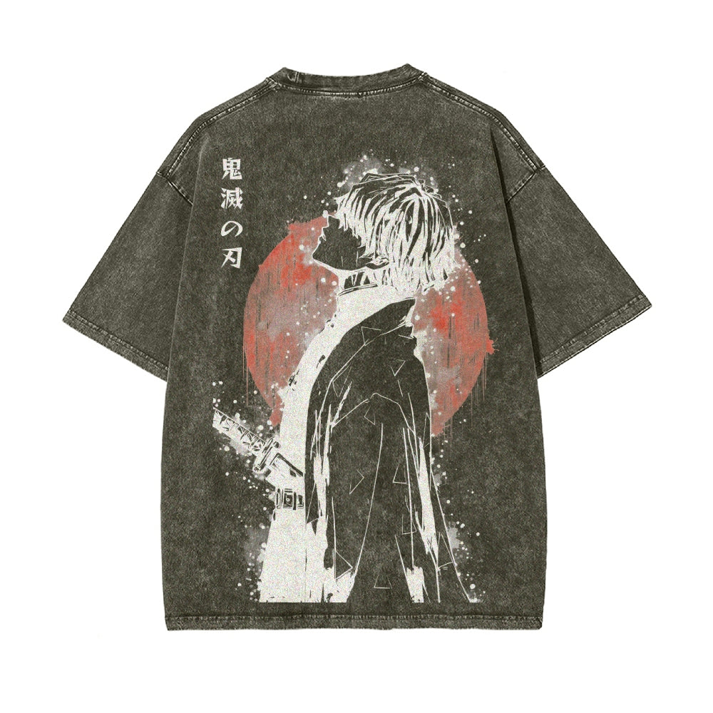 Vintage Oversized T-Shirt Demon Slayer