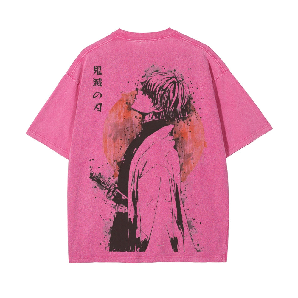 Vintage Oversized T-Shirt Demon Slayer