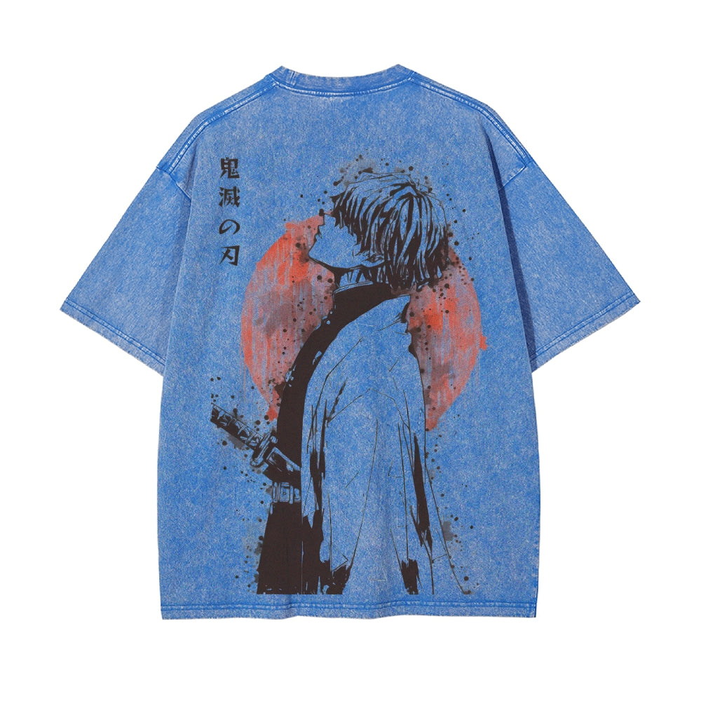 Vintage Oversized T-Shirt Demon Slayer