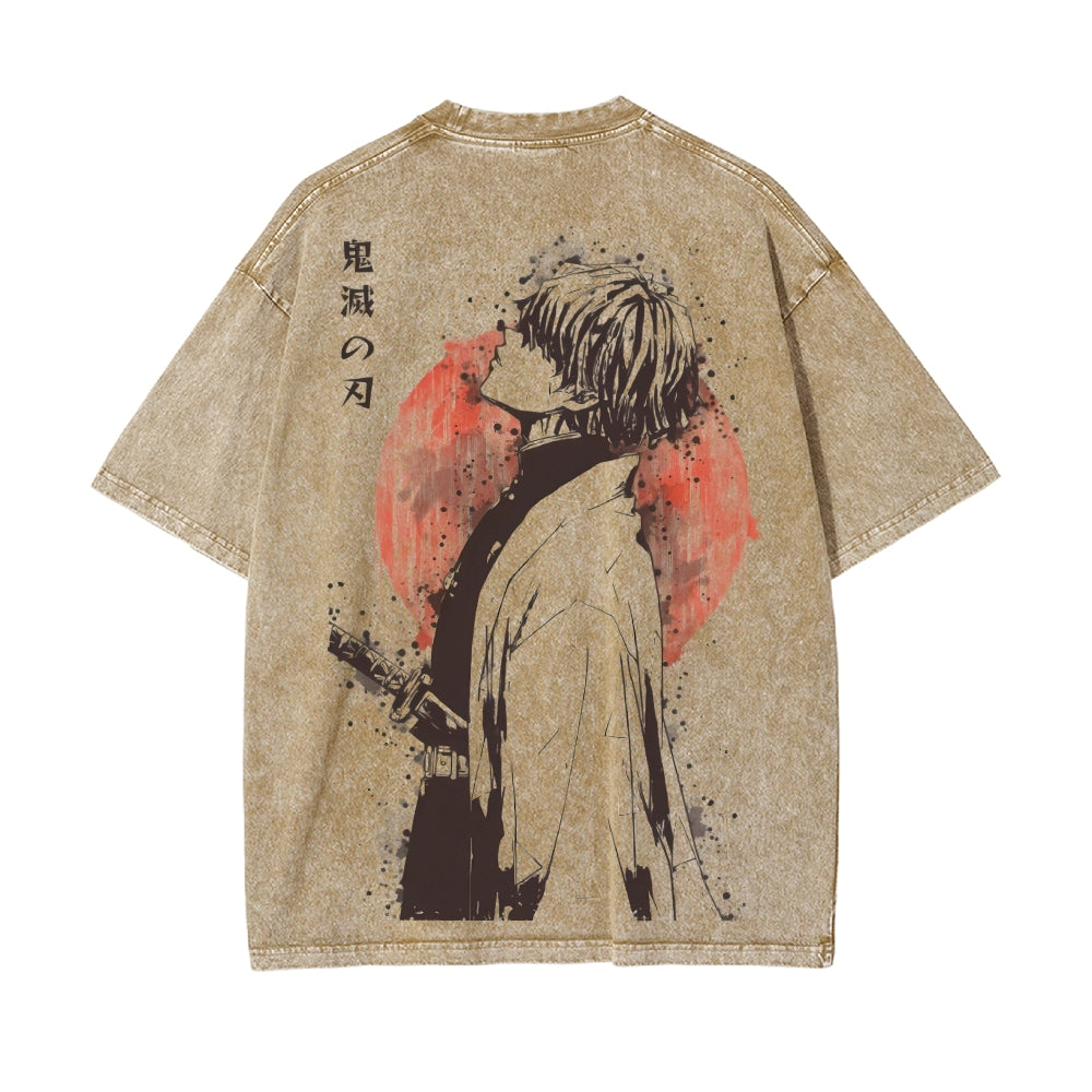 Vintage Oversized T-Shirt Demon Slayer