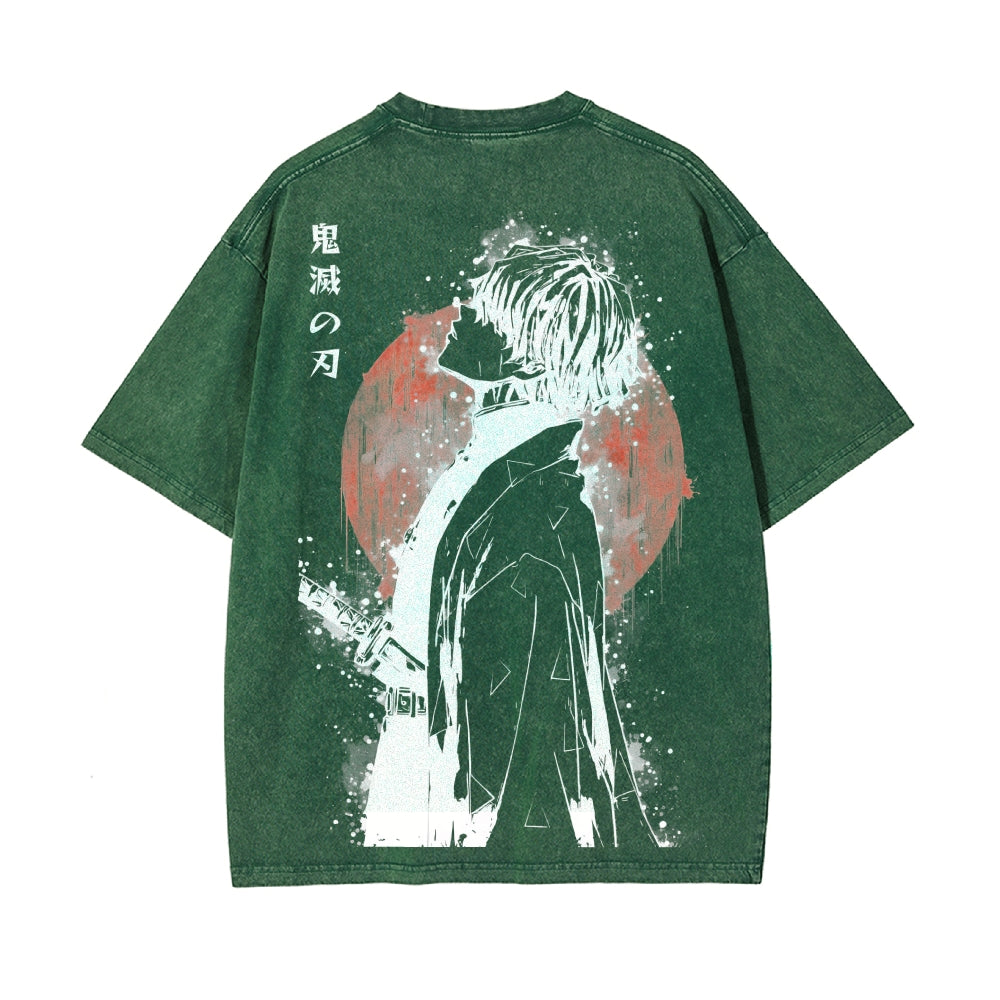 Vintage Oversized T-Shirt Demon Slayer