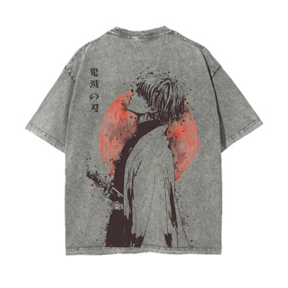 Vintage Oversized T-Shirt Demon Slayer