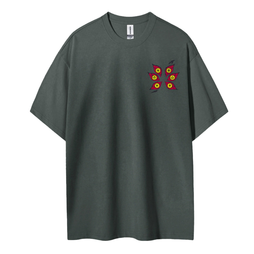 Demon Slayer Cotton Unisex Round Neck Anime T-Shirt