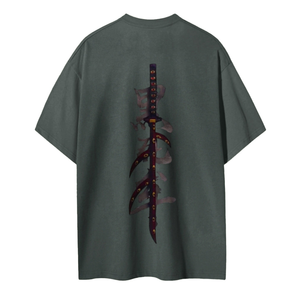 Demon Slayer Cotton Unisex Round Neck Anime T-Shirt