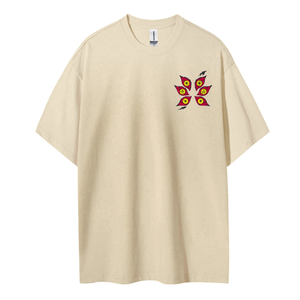 Demon Slayer Cotton Unisex Round Neck Anime T-Shirt
