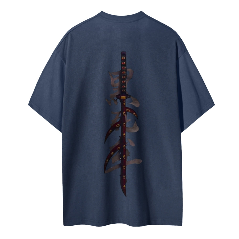 Demon Slayer Cotton Unisex Round Neck Anime T-Shirt